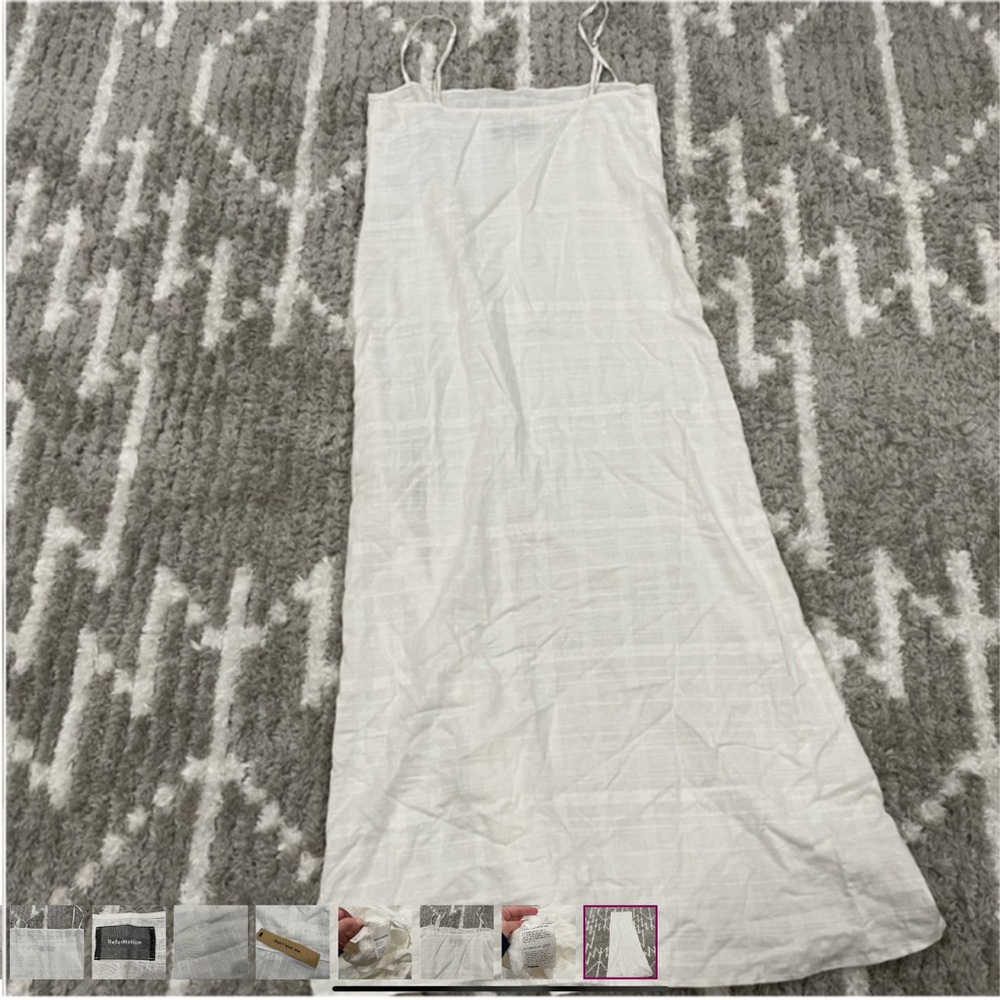 Reformation Ivory Textured Garment